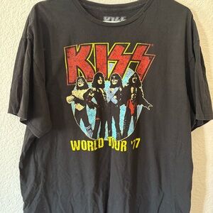 Kiss Black Graphic Tee